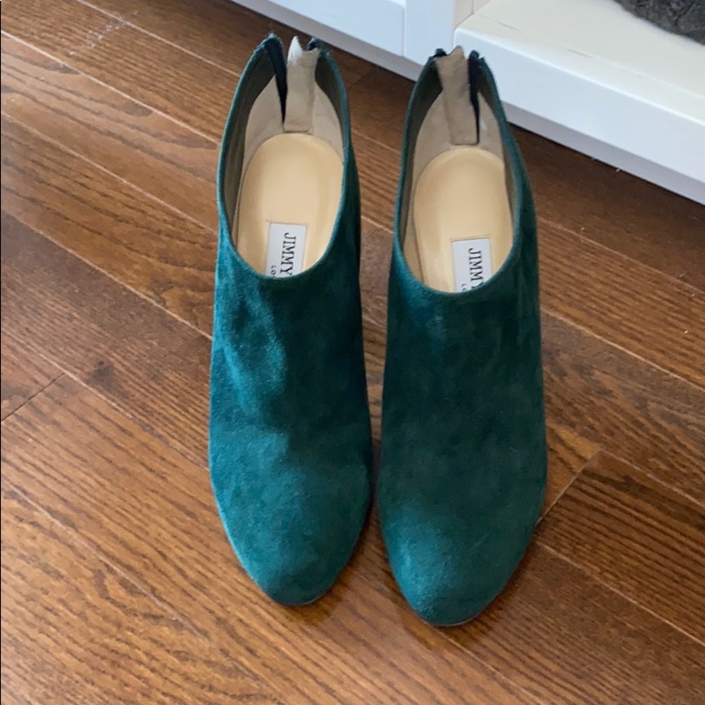 Jimmy Choo Dark Green Booty